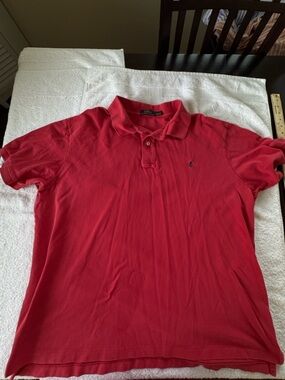 Polo Ralph Lauren Men's Cotton Mesh Polo Shirt Pink/Berry Size 2XB